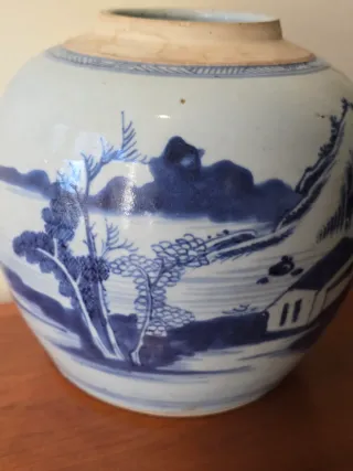 Jarrón porcelana chino principios S.XX