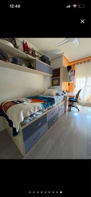 Regalo colchon  con Escritorio juvenil y armario