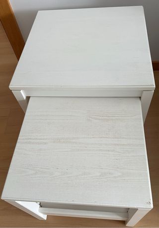 Conjunto mesas nido madera pino. IKEA HAVSTA