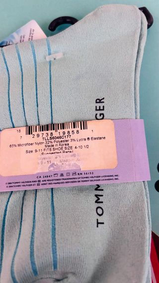 2 Pares Calcetines Tommy Hilfiger Microfibra