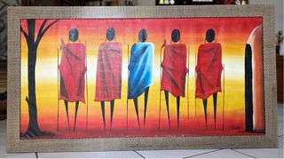 Quadro Kenya Dipinto a Mano su Tela