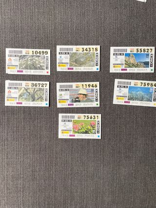 Cupones ONCE 2001 Parques Nacionales