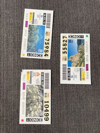 Cupones ONCE 2001 Parques Nacionales