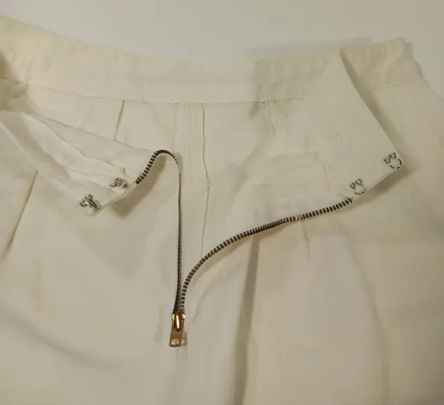 Falda Vintage Laura Biagiotti Blanca