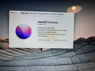 Macbook Air 13" 2017-SSD 256 GB/8 GB RAM