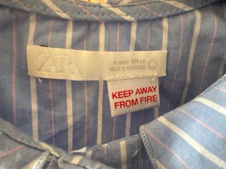 Camisa niña Zara 4 años