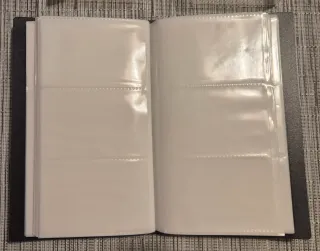 Tarjetero Negro y Blanco. 40pags/6 = 240 tarjetas