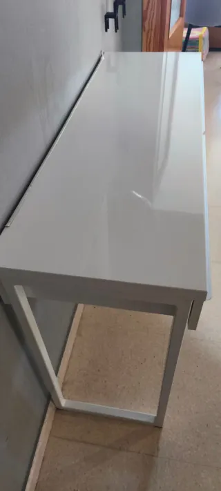 Escritorio IKEA BESTÅ BURS blanco 120x40