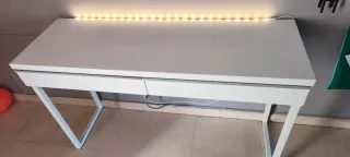 Escritorio IKEA BESTÅ BURS blanco 120x40