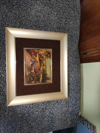 Cuadro decorativo marco aluminio