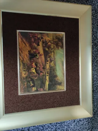 Cuadro decorativo marco aluminio