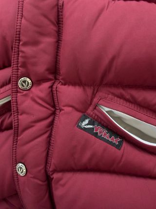 Cazadora Verlac burdeos y blanca.