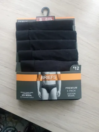 Primark Calzoncillos Briefs Pack 5 Talla S