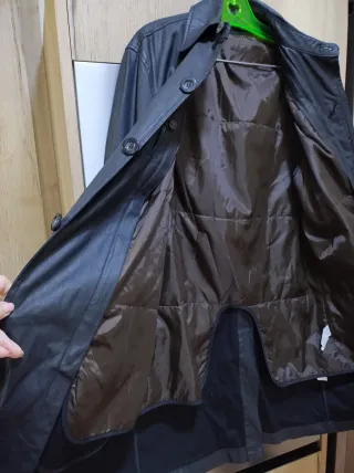 Abrigo gabardina encerado Talla M