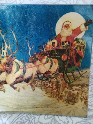 Bandeja Decorativa Papá Noel