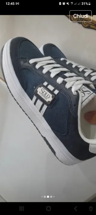 Solo Soprani Sneakers Blu/Bianco N.40