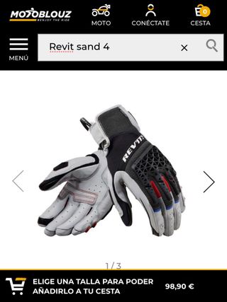 Guantes Revit Sand 4 Talla L