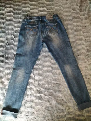 Dos pantalones vaqueros mujer T38/40