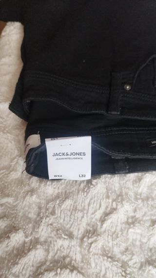 Pantalon Jack&Jones Negro talla grande Nuevo etiqu