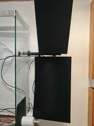 Monitores AOC y LG Negros