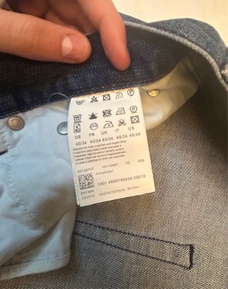 Jeans Uomo Hugo Boss Arkansas Blu Taglia 40/34