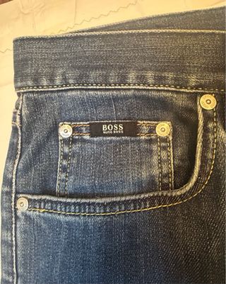 Jeans Uomo Hugo Boss Arkansas Blu Taglia 40/34