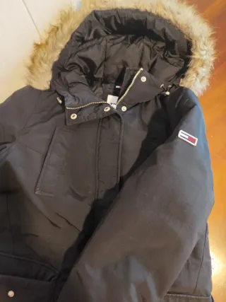 Parka Tommy Hilfiger Negra Mujer