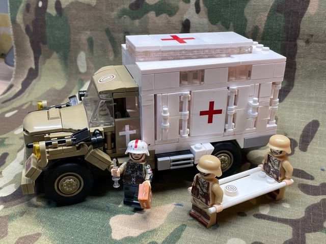 Camión Ambulancia aleman WW2