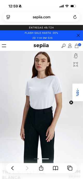 Lote 4 Camisetas Sepia Básicas Cómodas