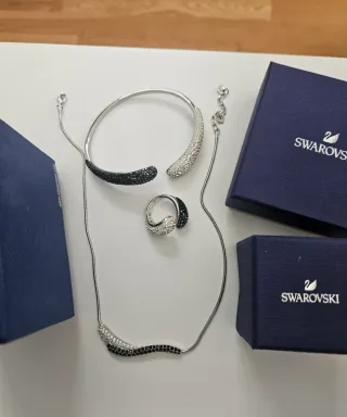 Conjunto Swarovski Collar, Anillo y Pulsera
