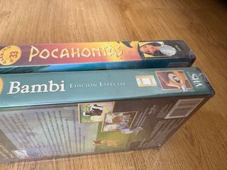 Lote 4 Películas VHS Disney Precintadas