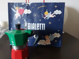 Caffettiera Bialetti Mokina Verde/Rossa