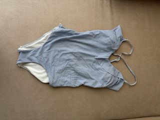 Bañador rayas azul y blanco