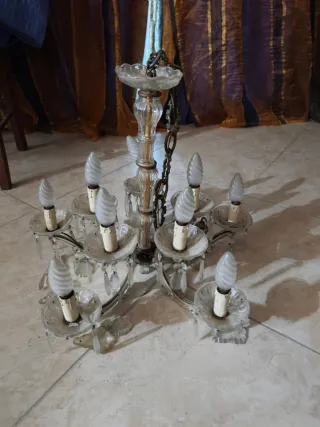 Lampadario in cristallo