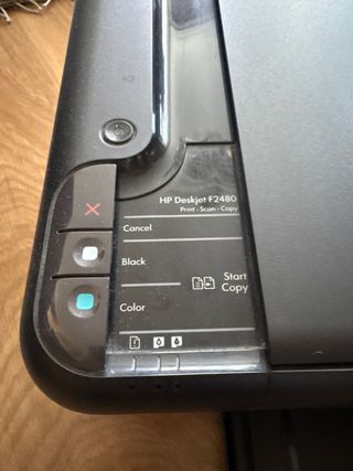 Impresora con ESCANER HP Deskjet F2480 Negra