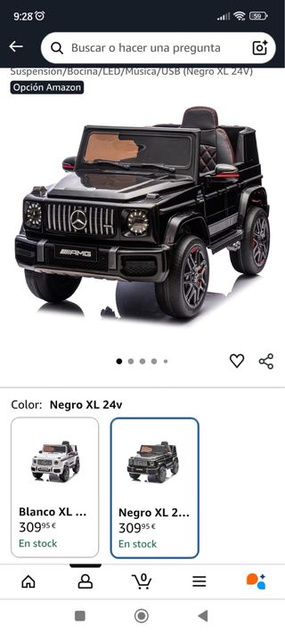 Coche de batería Mercedes AMG 24V