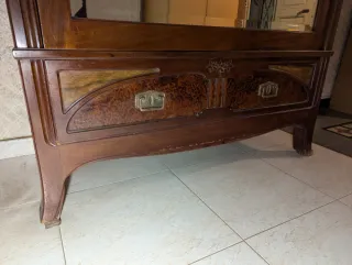 Armario espejo Art Decó francés 1880