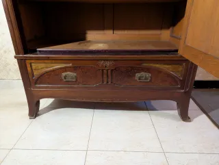 Armario espejo Art Decó francés 1880