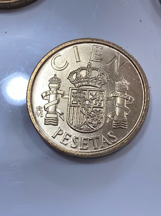 18 Monedas 100 Pesetas 1986 Juan Carlos I sin circ