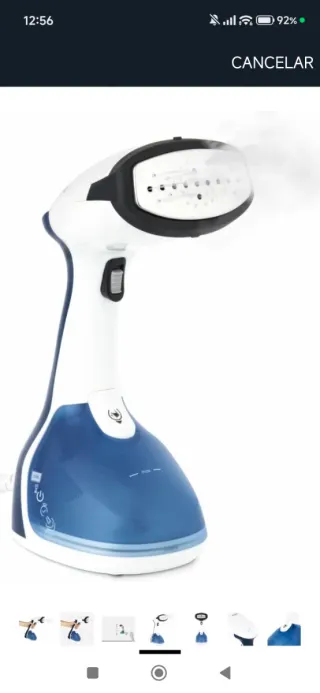 Plancha de Vapor vertical cepillo 1640W