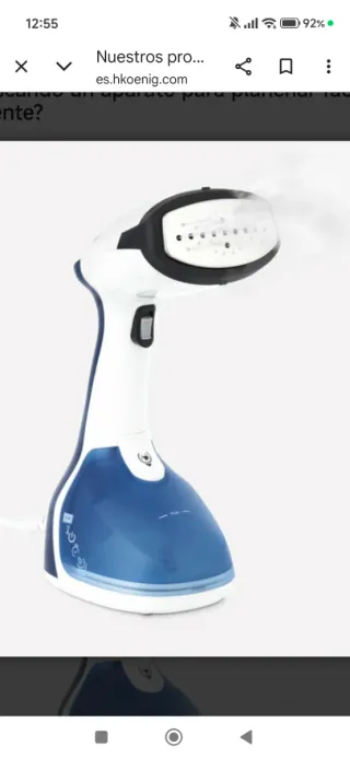 Plancha de Vapor vertical cepillo 1640W