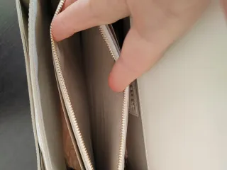 Bolso bandolera Tous beige