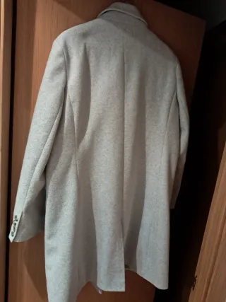 Abrigo gris oversize Primark