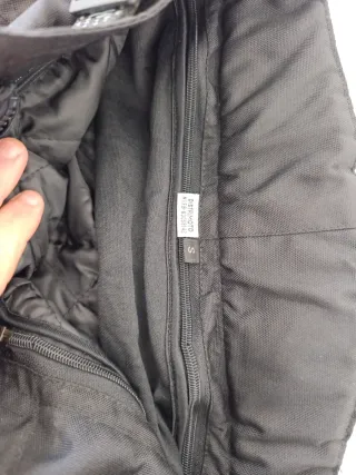 Pantalón de motorista negro