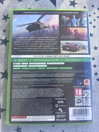 Grand Theft Auto V Xbox 360