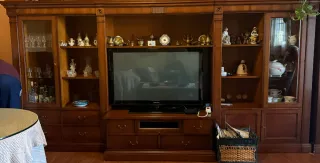 Mueble Salón Caoba Clásico