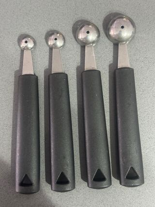 Juego de 4 sacabolas cocina de 15/19/25/30mm