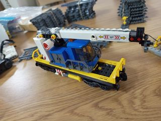 Lego Tren Vagón Grúa Set 60198