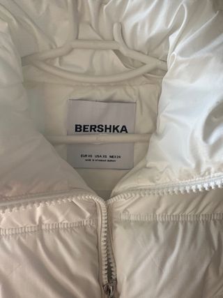 Chaleco acolchado blanco talla XS