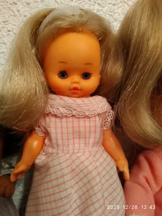 Lote 5 Muñecas Colección Años 70